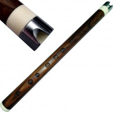 Professional Rosewood MAMA Quena / Quenacho with Bone & Metal Mouthpiece