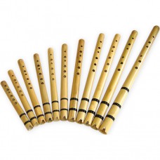 Quena Flute Set - 11 Professionnal Quenas made of Bamboo