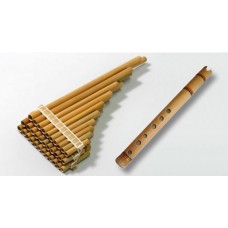 Set: Professional Chromatic Malta Zampoña 9-10-11 and Bamboo Quena