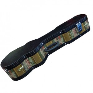 Charango Hard Case with Aluminum Border and Brown Awayo