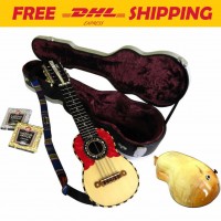 Professional Charango RIVAS with Pickup Piezo  + Hard Case + 2 set of strings 