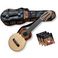 Professional Charango with Piezo Pickup + Soft Case+ 3 Set of Strings