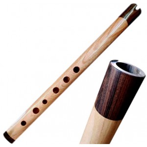 Professional Quena Quenilla or Quenacho made of Cuchi Wood - Rosewood Mouthpiece