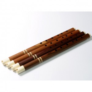 Professional Rosewood MAMA Quena/Quenacho with Bone Mouthpiece and Bone Rings