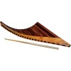 Rosewood Professional Pan Flute - Adjustable Tuning 