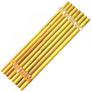 Professional Tabla Siku Chuli Zampoña with Resonators 
